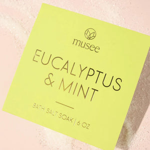 Musee - Eucalyptus & Mint Mini Bath Salt Soak