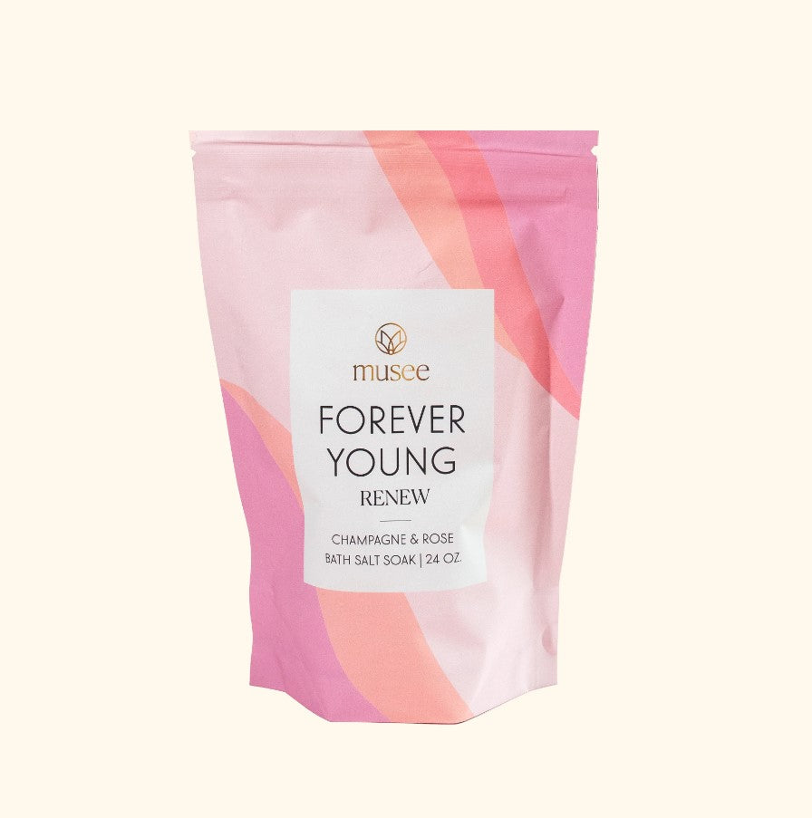 Musee - Forever Young Therapy Bath Soak - Champagne/Rose