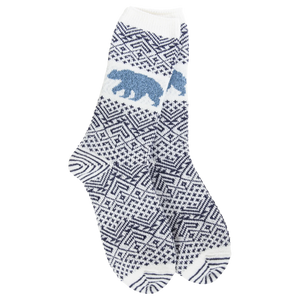 Nature Walk Crew Sock - Blue