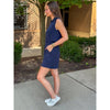 Carla Soft Modal Romper - Navy