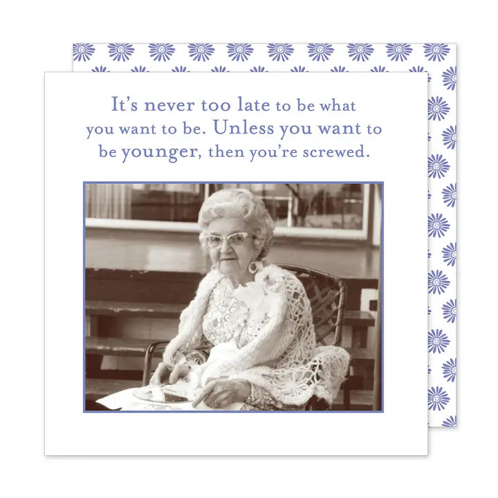 Never Too Late Napkins