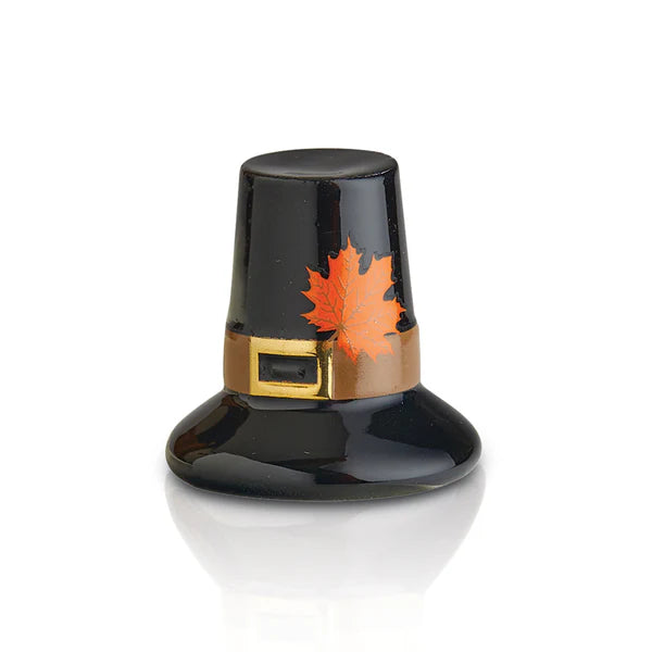 Nora Fleming Mini - We Gather Together (Pilgrim Hat)