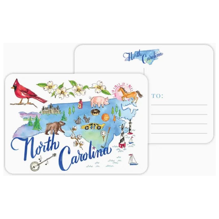 North Carolina Icons Postcards (Set of 10)