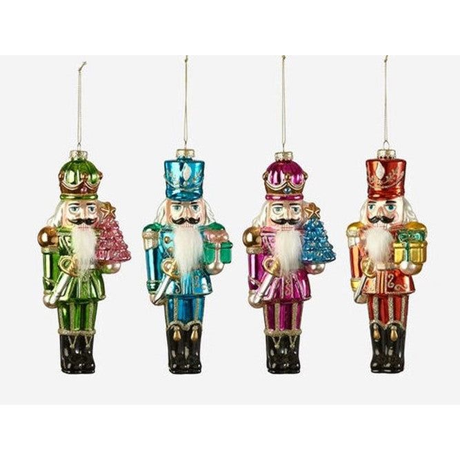 Nutcracker Glass Ornament