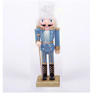 Wooden Nutcracker - Blue