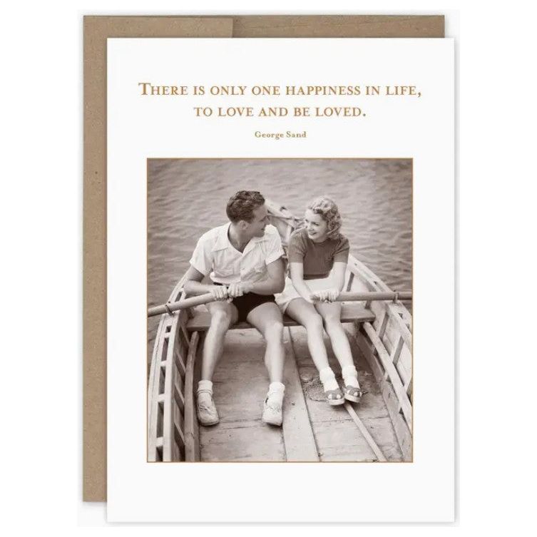 One Happiness In Life Anniversary Card