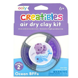 Creatibles Mini Air Dry Clay Kit - Ocean BFFs