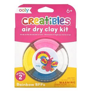 Creatibles Mini Air Dry Clay Kit - Rainbow BFFs