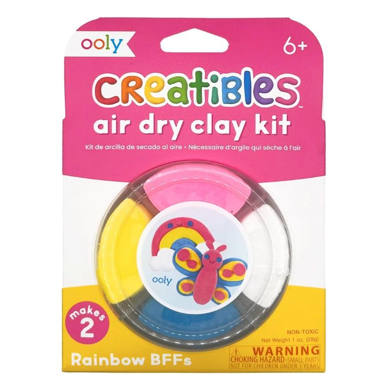 Creatibles Mini Air Dry Clay Kit - Rainbow BFFs