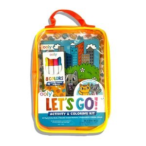 Let's Go! Activity & Coloring Kit - Kitty in the City