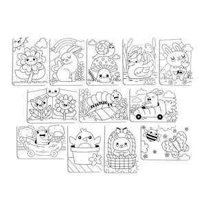 Undercover Art Hidden Patterns Coloring Activity - Garden Pals