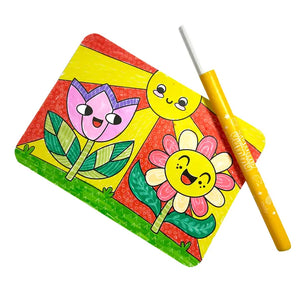 Undercover Art Hidden Patterns Coloring Activity - Garden Pals