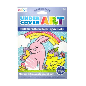 Undercover Art Hidden Patterns Coloring Activity - Garden Pals