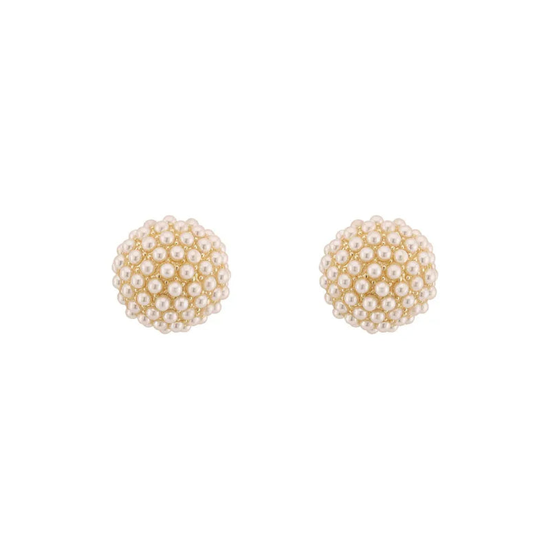 Pearl Caviar Post Earrings