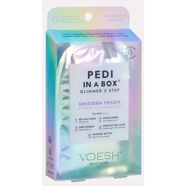 Pedi in a Box Glimmer 5 Step - Unicorn Peach