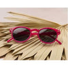 Boho Sun Peepers Polarized Sunglasses - Fuchsia