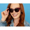 Capri Peepers - Polarized Sunglasses - Magenta Horn