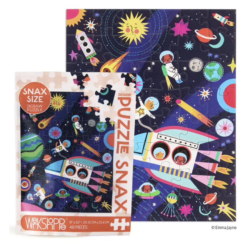 Pets in Space - 48 Piece Puzzle Snax