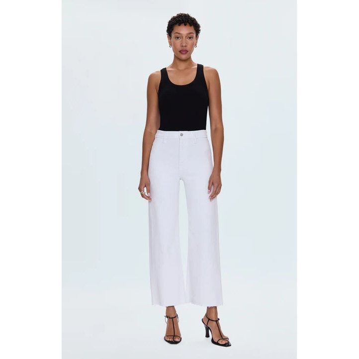 Pistola Penny High Rise Wide Jean - Blizzard