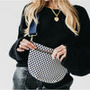 Westlyn Woven Bum Bag - Checkered Navy