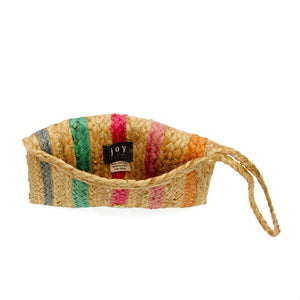 Reese Jute Clutch Wristlet - Multi