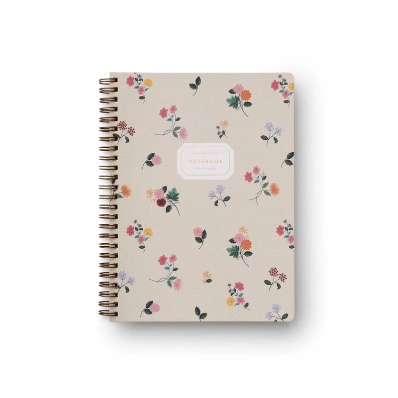 Rifle Paper Ditsy Dahlia Spiral Notebook