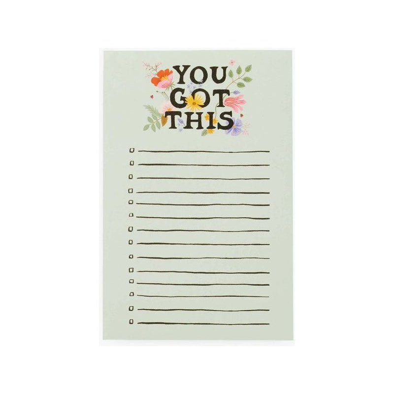 Rifle Paper Co. You Got This Checklist Notepad