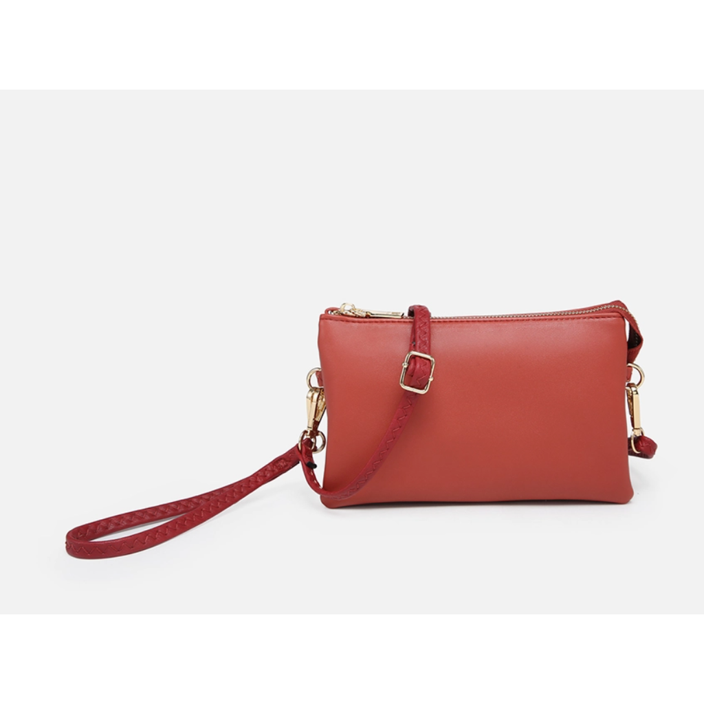 Riley Brick Crossbody Wristlet