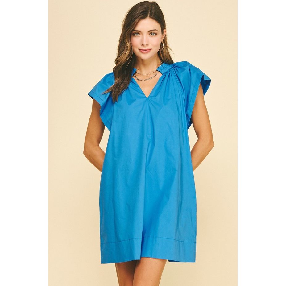 Carla Ruffle Detailed Tunic Mini Dress