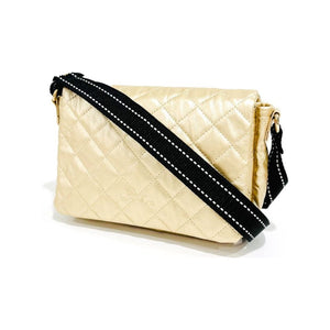 SCOUT After Hours Horizontal Quilted Crossbody - Gold