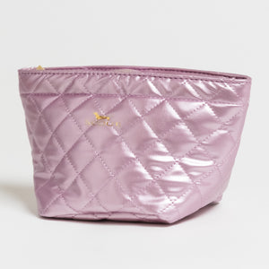 SCOUT Crown Jewels Makeup Bag - Pink Quilted