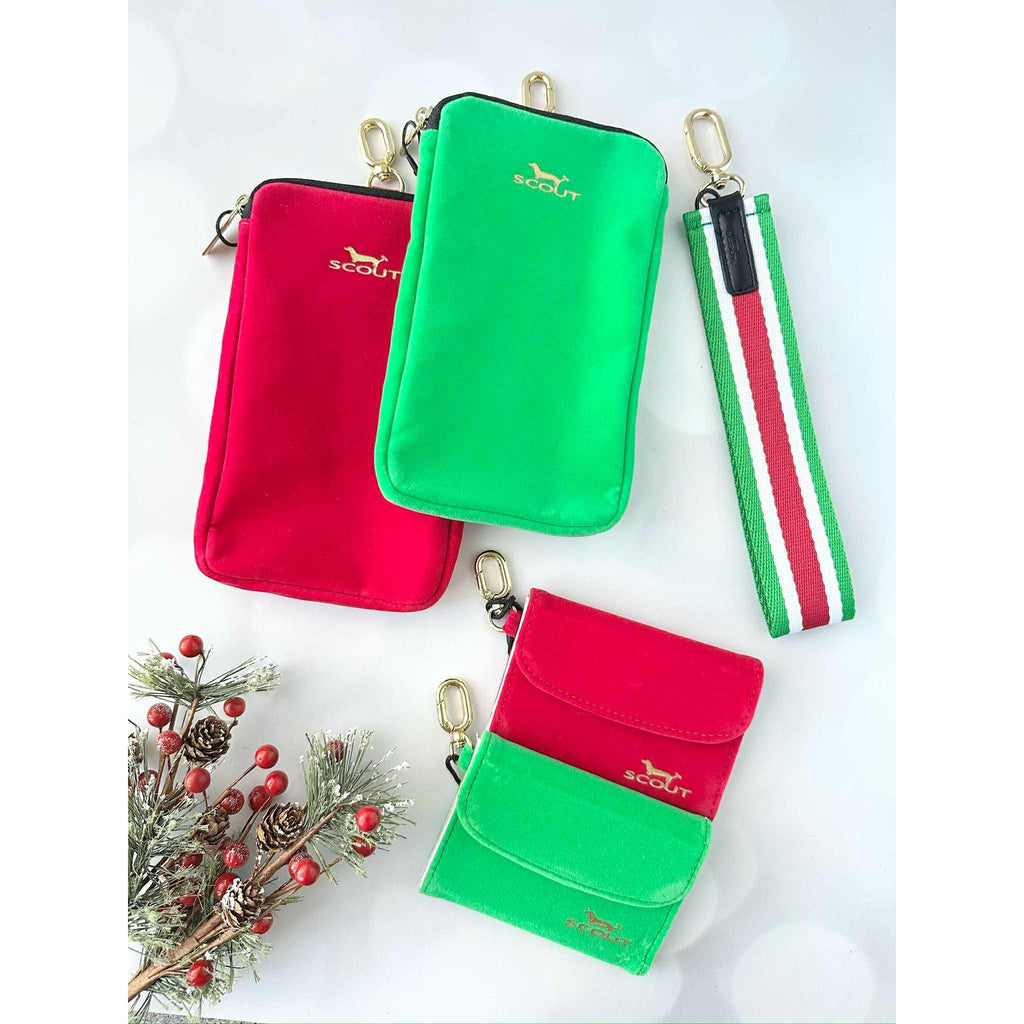 SCOUT Street Cred Card Holder - Green Velvet