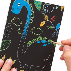 Mini Scratch and Scribble Art Kit - Dino Days