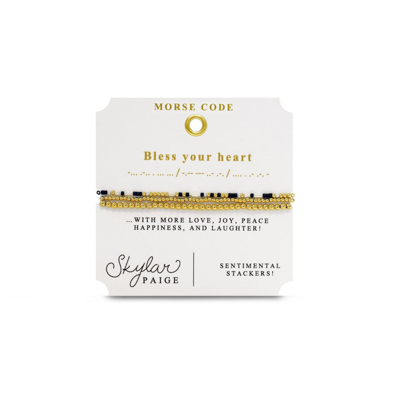 BLESS YOUR HEART - Sentimental Stacker Bracelet