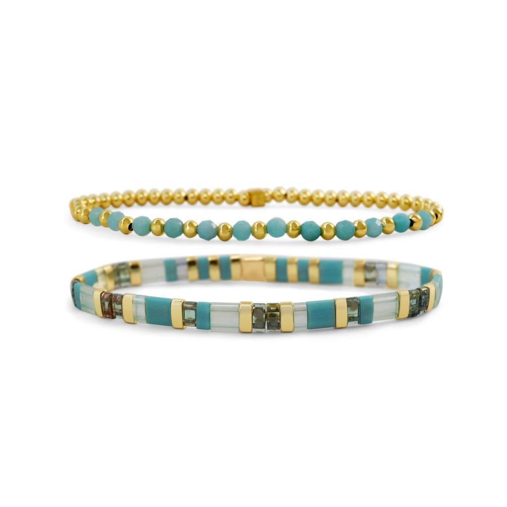 AMAZONITE - Naturally Beautiful Stacker Bracelet