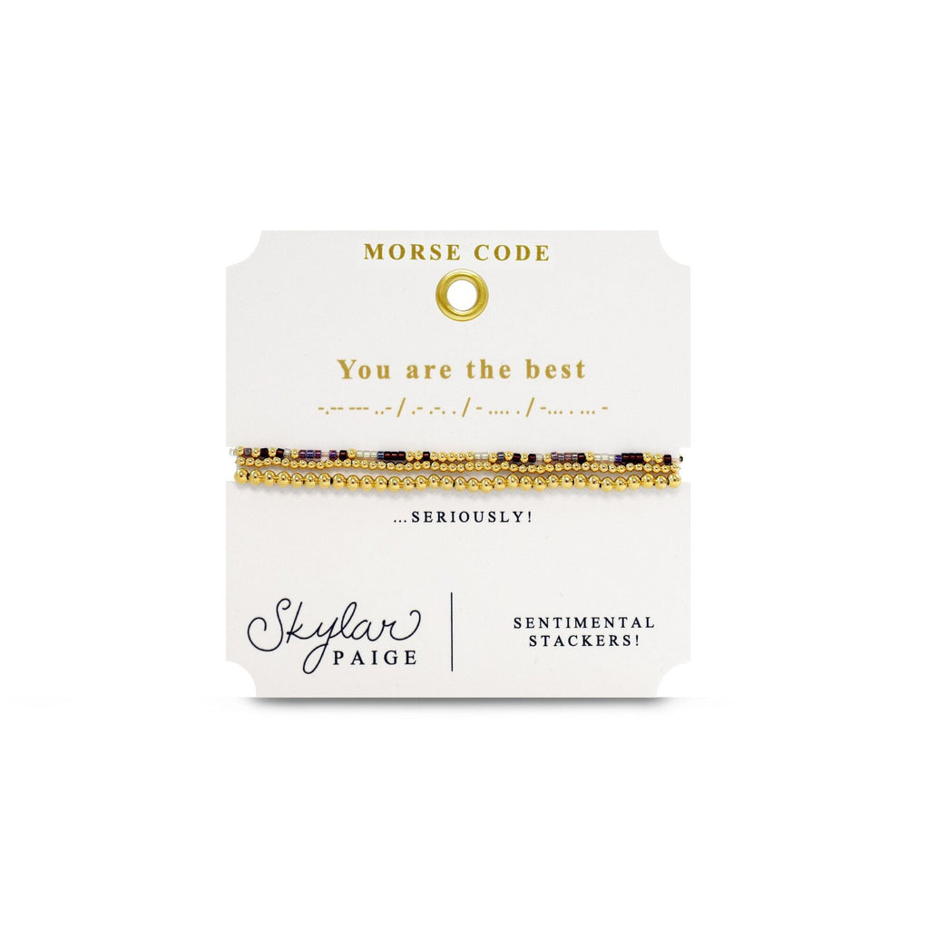 YOU ARE THE BEST - Sentimental Stacker Bracelet
