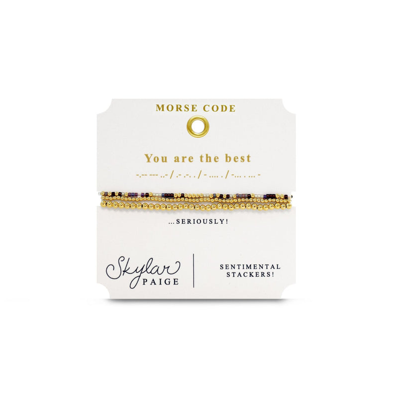 YOU ARE THE BEST - Sentimental Stacker Bracelet