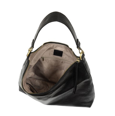 Sloane Slouchy Hobo Bag - Black