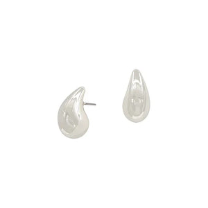 Small Teardrop Earring - Silver