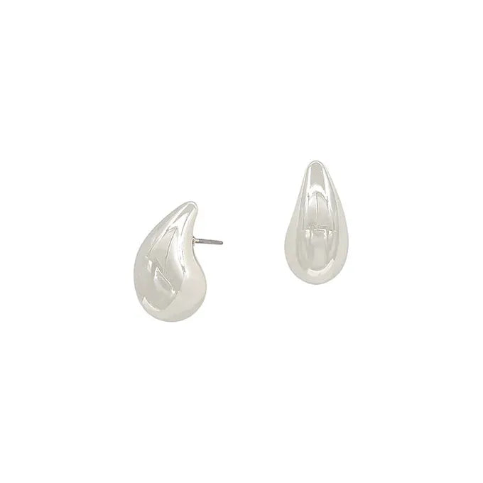 Small Teardrop Earring - Silver