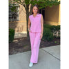 Jenny Soft Modal Pull Up Pants - Candy Pink