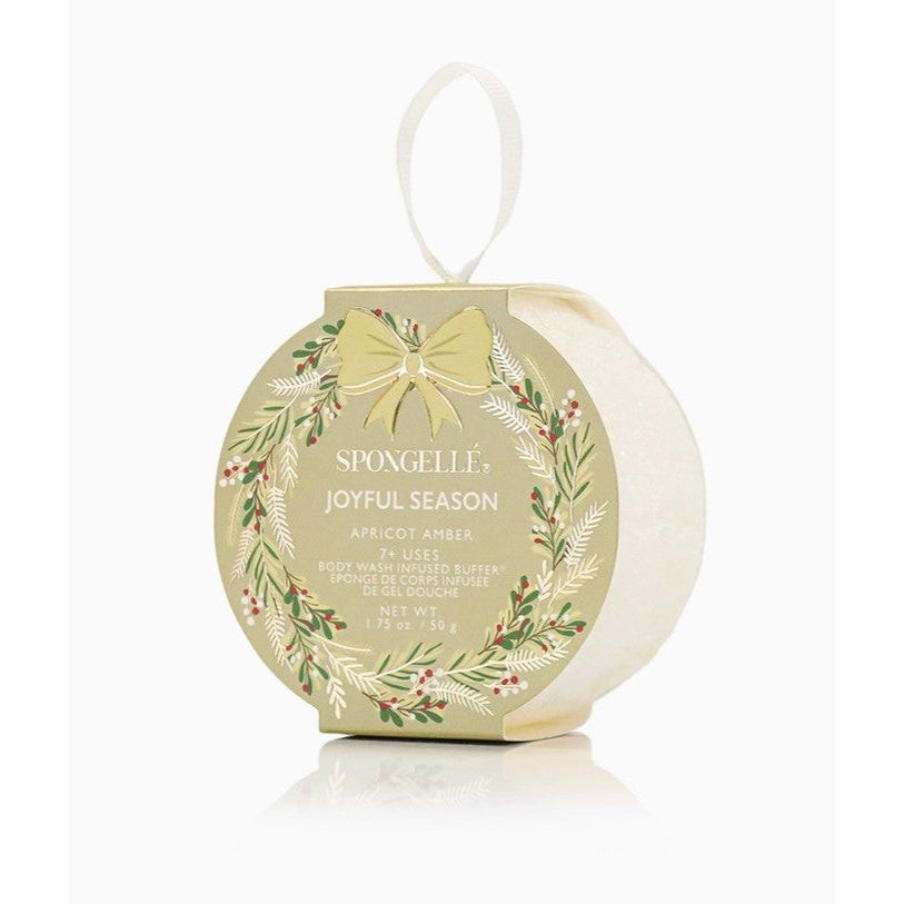 Joyful Season - Apricot Amber Holiday Wreath Body Buffer