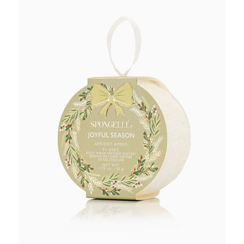 Joyful Season - Apricot Amber Holiday Wreath Body Buffer