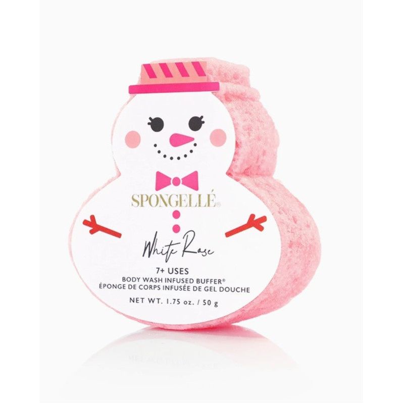White Rose Snowman Holiday Buffer