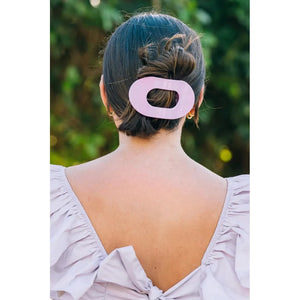 Teleties Springtime Sparkle Large Flat Round Hair Clip