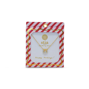 Stia Jewelry - Bow Wreath Necklace (Gold/Silver)