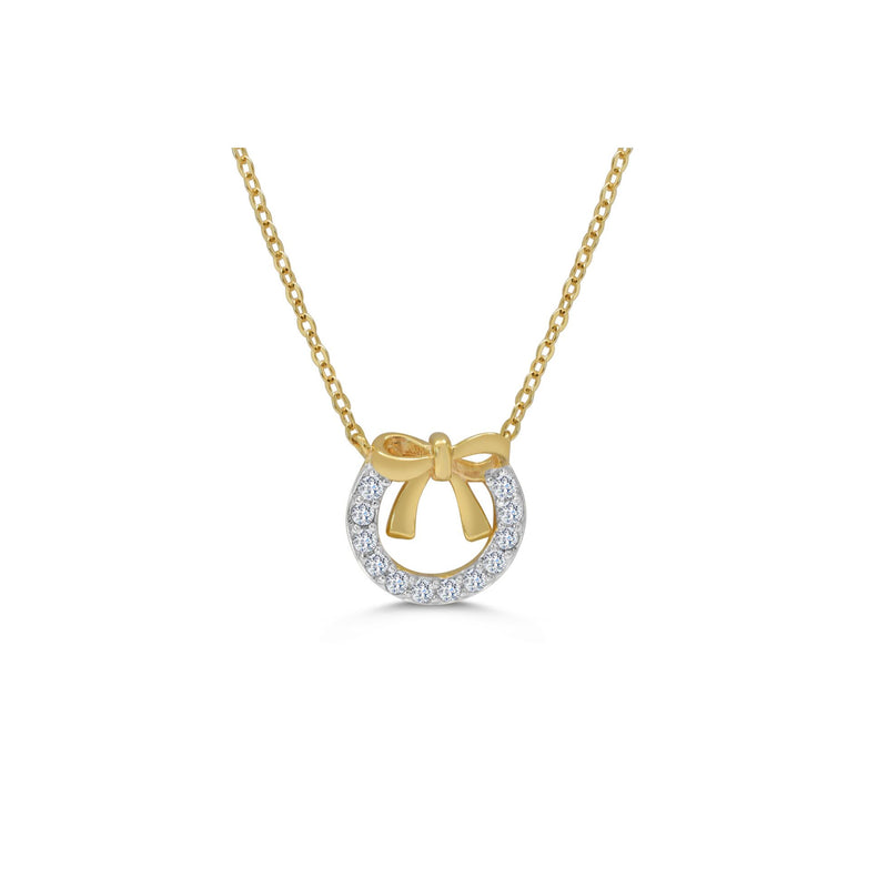 Stia Jewelry - Bow Wreath Necklace (Gold/Silver)