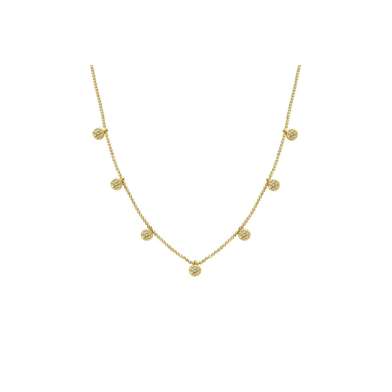 Stia Jewelry - Dazzling Dangles Necklace (Gold)