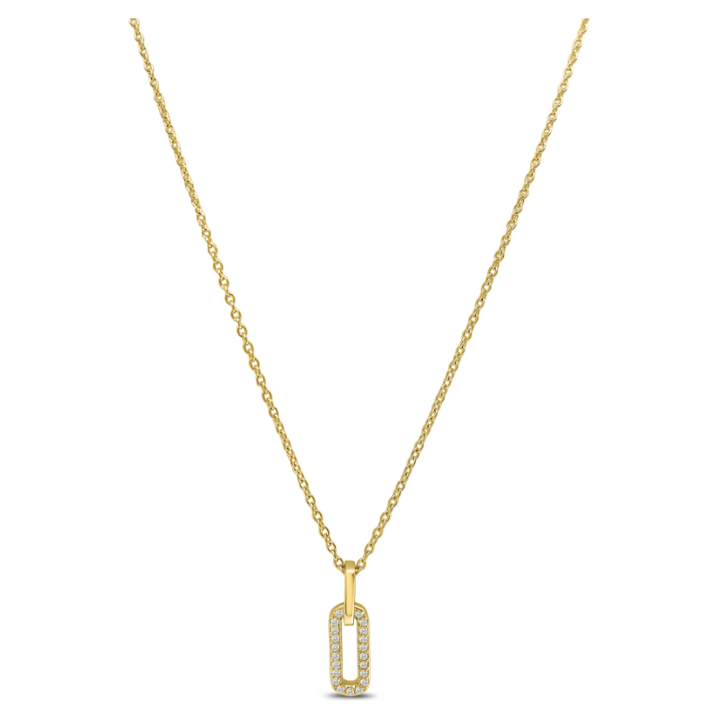 Stia Jewelry - Elongated Drop Necklace (Gold)