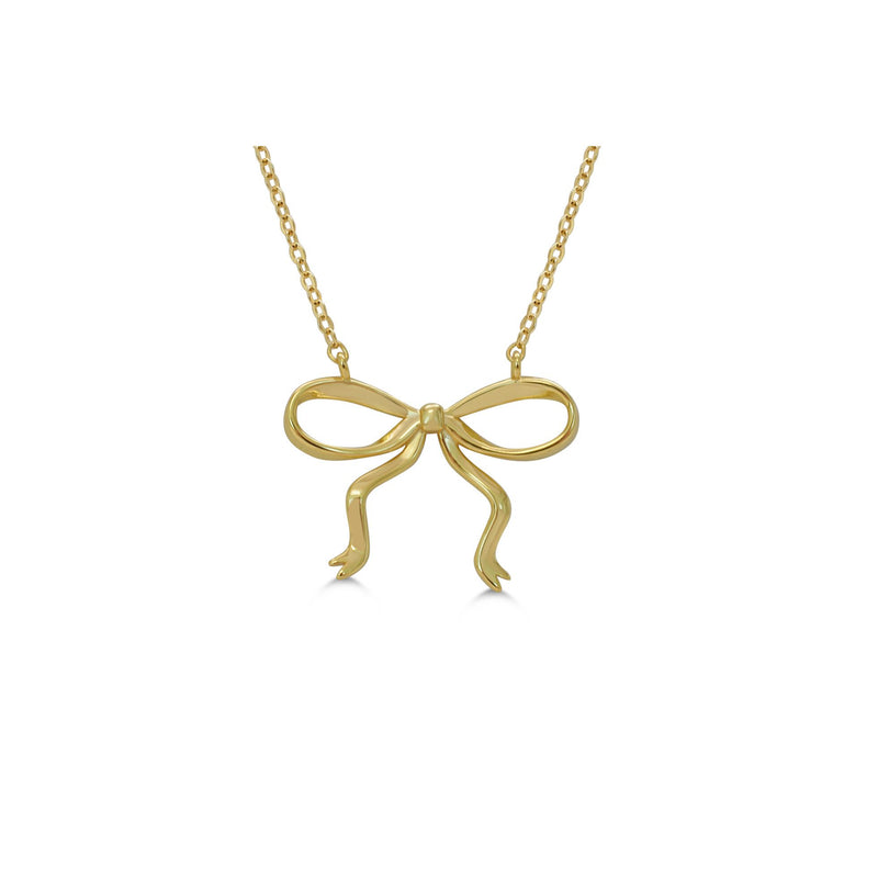 Stia Jewelry - Knot Bow Necklace (Gold)
